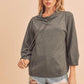 Aemi+Co Mock Neck Pullover Top Tops