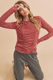 MARSALA Trina Top | Tops Daverri Fashions