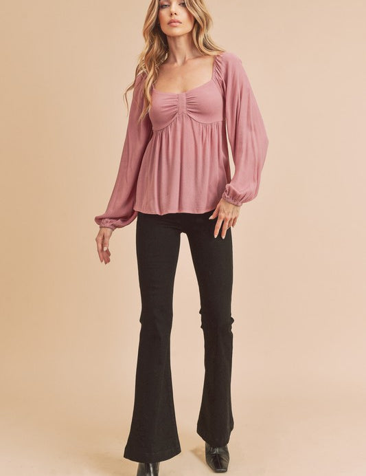 MAUVE Silvana Top | Blouses Daverri Fashions
