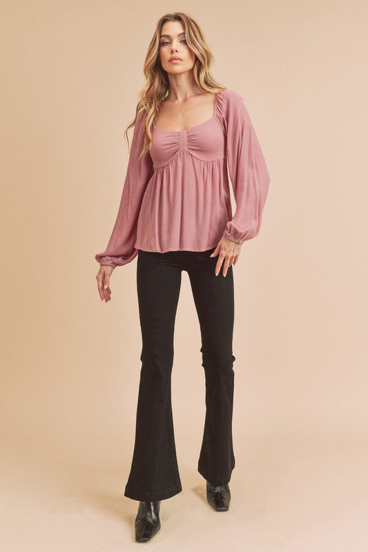 Silvana Top MAUVE Blouses