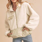 Aemi+Co Fleece Half Zip Pullover Jackets