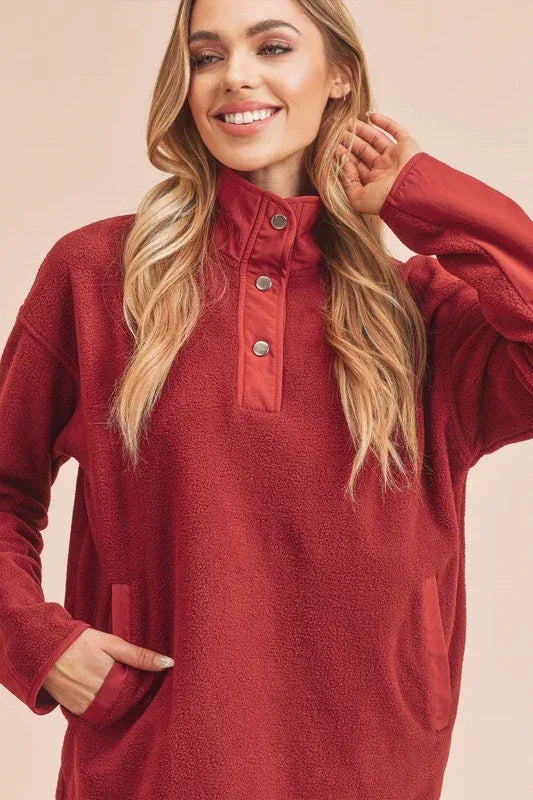 Aemi+Co Peppy Lightweight Pullover - DAVERRI FASHIONS