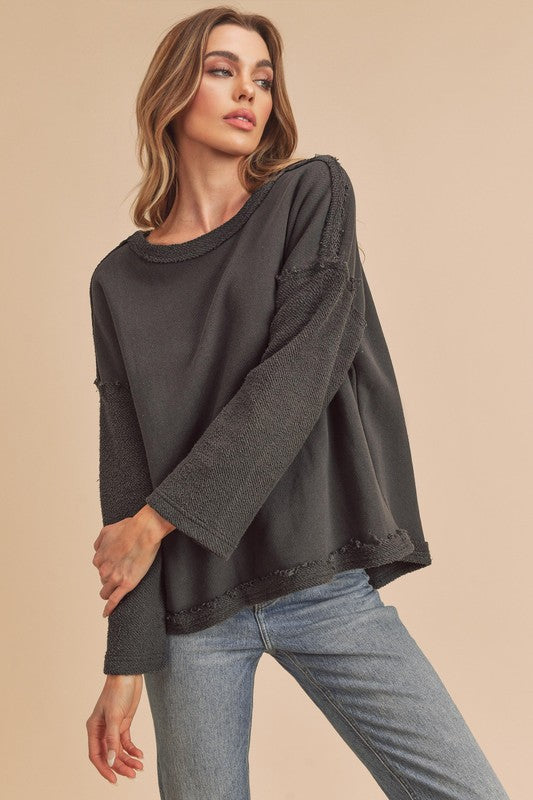 Pattie Pullover CHARCOAL