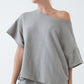 GARMENT DYE OVERSIZE CROP