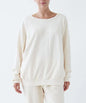 Garment Dyed Loose Fit French Terry Cotton Pullover - DAVERRI FASHIONS