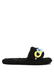 Rola Acrylic Chain Slides | Slippers Daverri Fashions