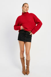 Emory Park Mock Turtleneck Sweater Tops