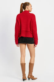 Emory Park Mock Turtleneck Sweater Tops