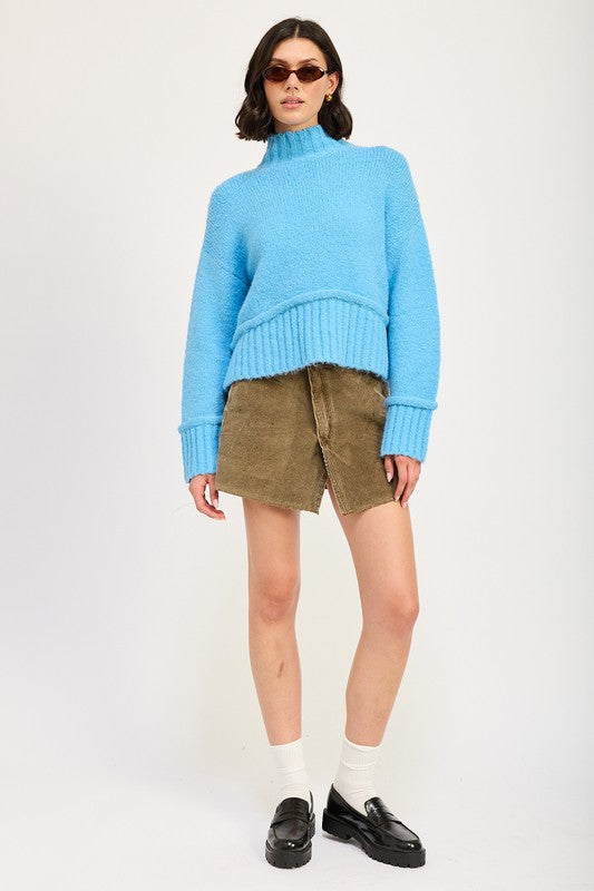 Emory Park Mock Turtleneck Sweater Tops