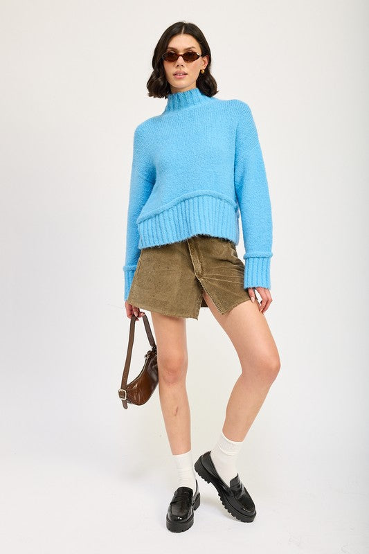 Emory Park Mock Turtleneck Sweater Tops