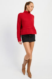 Emory Park Mock Turtleneck Sweater Tops