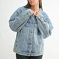MONO B Boxy-Cut Denim Jacket