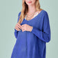 La Miel Relaxed Fit Side Slit Sweater Sweaters