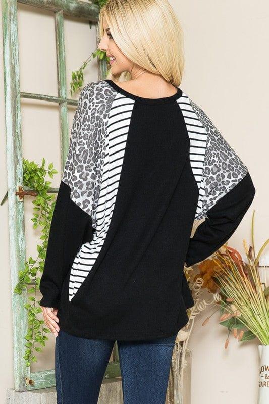 Oversized Dolman Sleeve Top Shirts & Tops