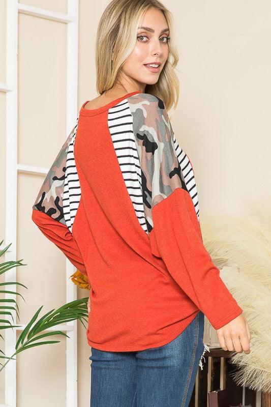 Oversized Dolman Sleeve Top Shirts & Tops