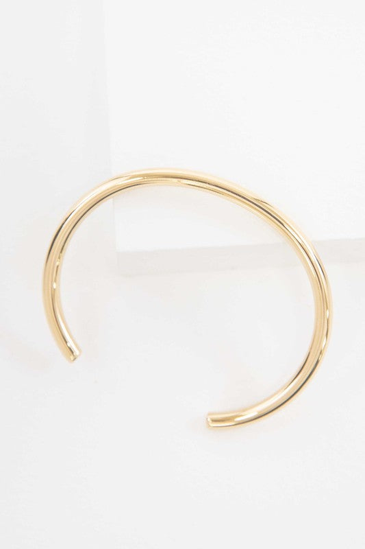 Minimalist Stainless Steel Cuff Bracelet Bracelets