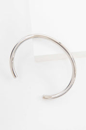 Minimalist Stainless Steel Cuff Bracelet Silver OS Bracelets