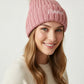 Mama Embroidered Faux Fur Pom Beanie Cap - DAVERRI FASHIONS