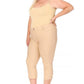 Plus Size Stretchy Pull Up Capri Jeggings Pants