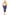 Plus Size Stretchy Pull Up Capri Jeggings Denim Blue Pants