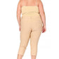 Plus Size Stretchy Pull Up Capri Jeggings Pants