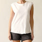 So Cool Vintage Slub Cotton Muscle Tank WHITE Tops