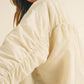 MABLE Back Ruched Utiltiy Bomber Jacket