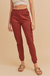 WINE Bree Jogger | Joggers Daverri Fashions