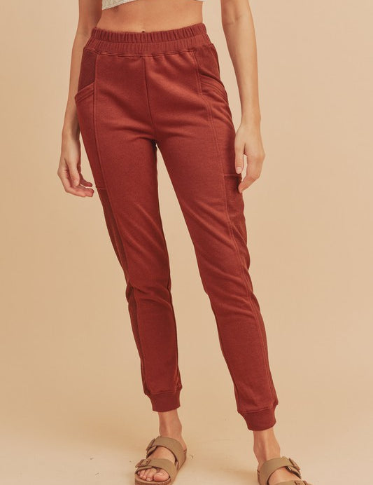 WINE Bree Jogger | Joggers Daverri Fashions