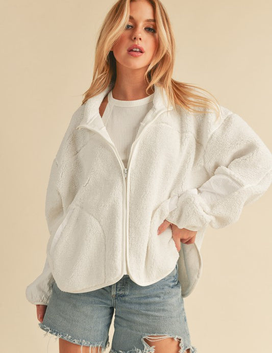 WHITE Ashby Jacket | Jackets Daverri Fashions