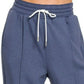 Zenana Drawstring Scuba Sweatpants with Pockets Blue Indigo - DAVERRI FASHIONS