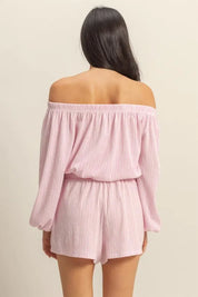 HYFVE Off Shoulder Top and Shorts Set | Outfit Sets Daverri Fashions