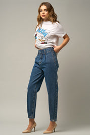 High Rise Balloon Jeans Jeans