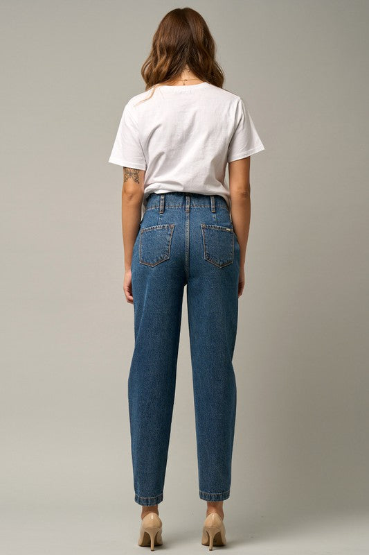 High Rise Balloon Jeans Jeans