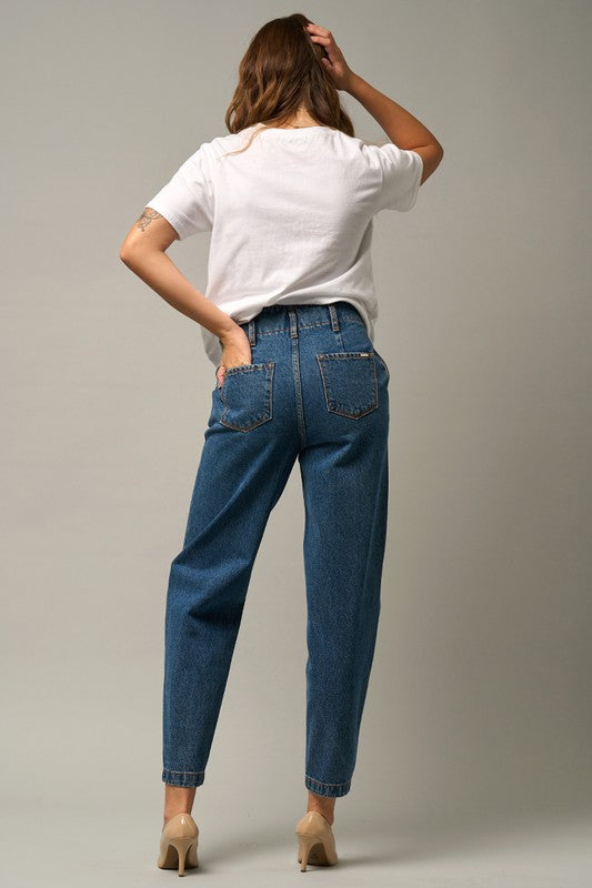 High Rise Balloon Jeans Jeans