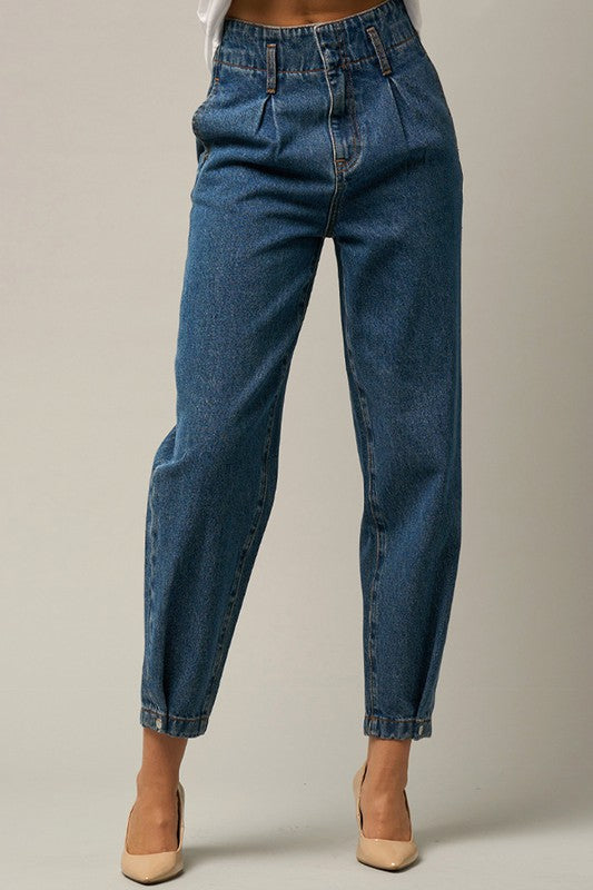 High Rise Balloon Jeans Jeans