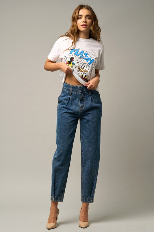 High Rise Balloon Jeans Jeans