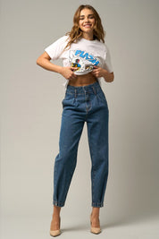 High Rise Balloon Jeans Jeans