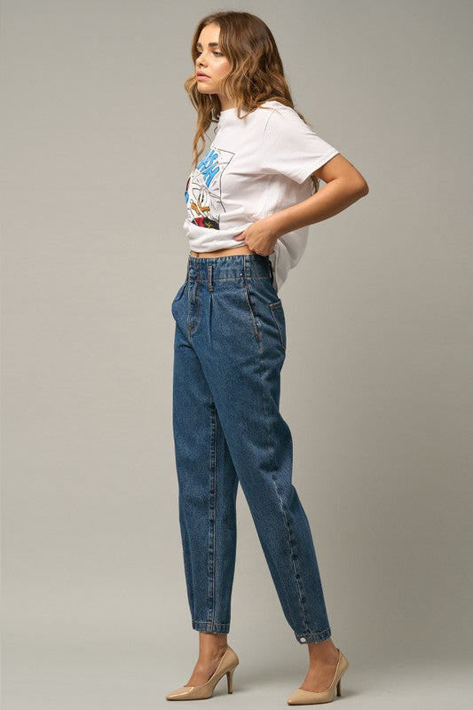 High Rise Balloon Jeans Jeans