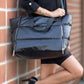 Metallic Puffer Tote Handbags