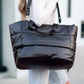 Metallic Puffer Tote Handbags