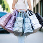 Metallic Puffer Tote Handbags