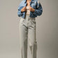 High Waist Balloon Ankle Jeans Jeans