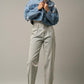 High Waist Balloon Ankle Jeans Jeans