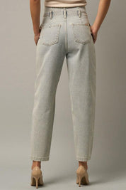 High Waist Balloon Ankle Jeans Jeans