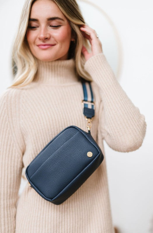 WILLOW CROSSBODY BELT BAG FANNY PACK NAVY 1 Handbags