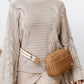 WILLOW CROSSBODY BELT BAG FANNY PACK LIGHT CAMEL 1 Handbags