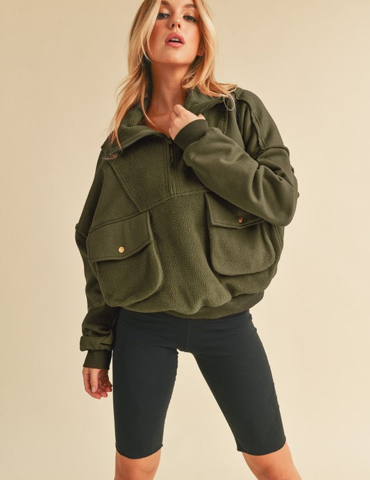 OLIVE S Carter Pullover | Tops Daverri Fashions
