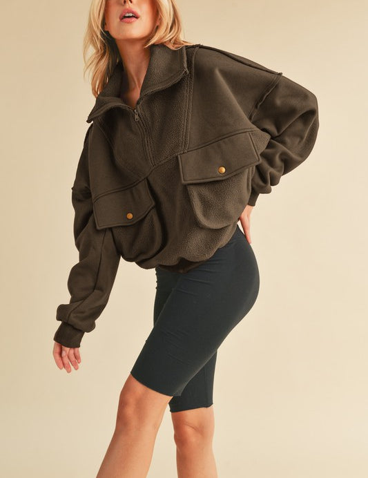 BROWN S Carter Pullover | Tops Daverri Fashions