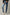 High Waist Two Tone Raw Hem Straight Jeans Jeans
